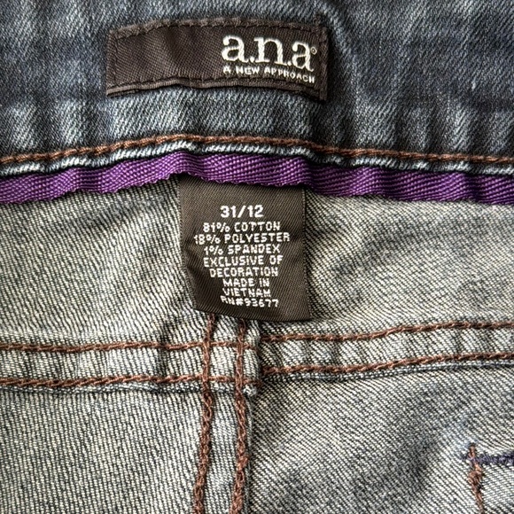a.n.a Blue Skinny Jeans Classic Fit - Picture 4 of 4